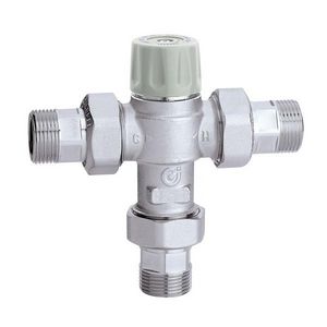 Thermos. mengventiel nf 079 met keerkleppen 1/2" 30-50°C.