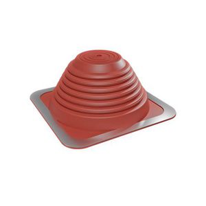 Silicone doorvoermanchet 0-45° Ø6-102mm rood 203x203mm