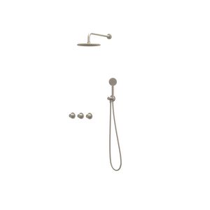 Afbouwdeel regendouche Combiset Nexus 4 inbouwthermostaat gebor. nickel CSN4EXGNCEAC excl. inbouwbox