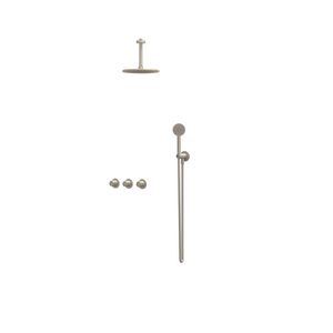 Afbouwdeel regendouche Combiset Nexus 4 inbouwthermostaat gebor. nickel CSN4EXGNCEBA excl. inbouwbox