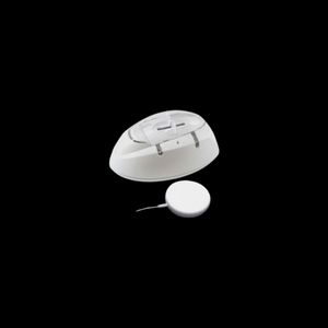 Flitslamp 230V gevoed, draadloos doorkoppelbaar met trilpad
