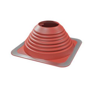 Silicone doorvoermanch 0-45° Ø101-178mm rood 280x280mm