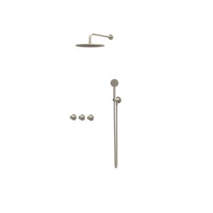 Afbouwdeel regendouche Combiset Nexus 4 inbouwthermostaat gebor. nickel CSN4EXGNCFAA excl. inbouwbox