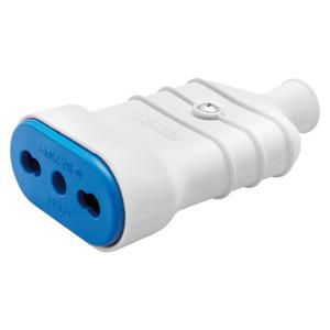 PORTABLE SOCKET-OUTLET-ITALIAN STANDARD-2P+E 10/16A VVE=25