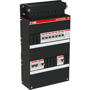 Installatiekast 7x achter 2x 30mA + T + HS 1-f