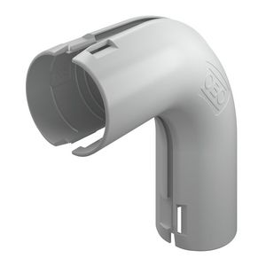 Quick-Pipe bocht 90° M32 licht grijs RAL7035 VVE=5