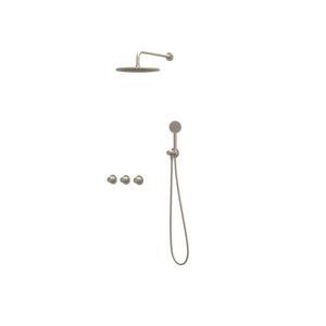 Afbouwdeel regendouche Combiset Nexus 4 inbouwthermostaat gebor. nickel CSN4EXGNCFAC excl. inbouwbox
