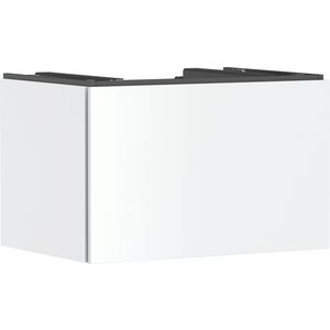 Badmeubel Xilesa E 780/550 1 lade waskom/gesl. wastafel mat wit