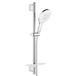 Glijstangset rainshower 150 smartact. 60cm moonwhite