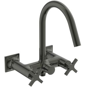 bad/douchemengkraan 2-greeps m kruisgrepen magnetic grey (grijs) B