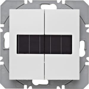 Vlakkewandzender KNX-RF 2-v zonnecel berker S.1/B.3/B.7 glans