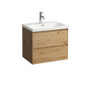 Wastafelonderbouwkast 65cm 2laden wastafel 810084 wild oak