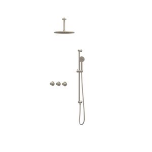 Afbouwdeel regendouche Combiset Nexus 4 inbouwthermostaat gebor. nickel CSN4EXGNCFBB excl. inbouwbox