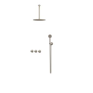Afbouwdeel regendouche Combiset Nexus 4 inbouwthermostaat gebor. nickel CSN4EXGNCFCA excl. inbouwbox