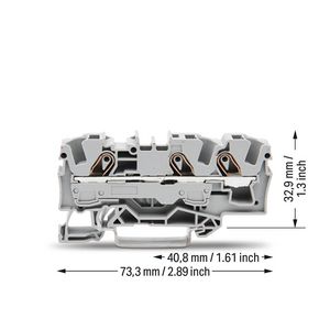 3-draads rijg 6mm² voor Ex e II-2006-1301 VVE=25