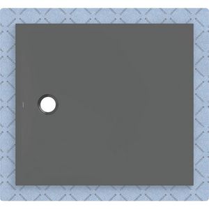 Douchevloer CleanFloor30 met afdichtingsvlies grafiet: 110x100cm