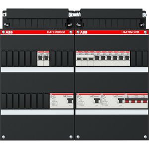 Groepenkast 8 groepen achter 3x 30mA + K + HS 3-fase