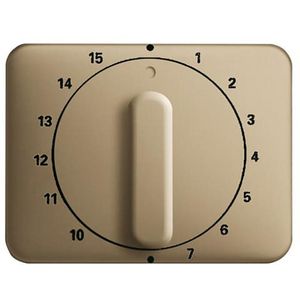 Centraalplaat + greep voor 1070U 15min a-brons (1770-21-101)