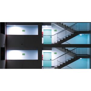 Vluchtwegverlichting SLX EL LED FLAT COVER 3h 14m IR SM