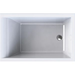 Ligbad Berceto 110x70cm wit excl. poten