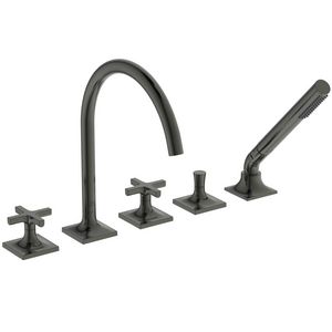 badmengkraan 5-gats 2gr badrand kruisgr m uitloop magnetic grey (grijs) BD