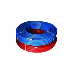 Rol a 50mtr. meerlagenbuis STANDARD alupex 16x2mm ISO13 13mm isolatie blauw