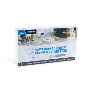 Voorgeprogrammeerd 10zone set D03 UFH H/C Vision Wireless Pr