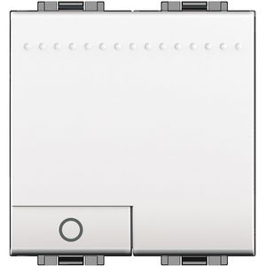 Pulsdrukker wit lamp symbool 2 modulen Livinglight