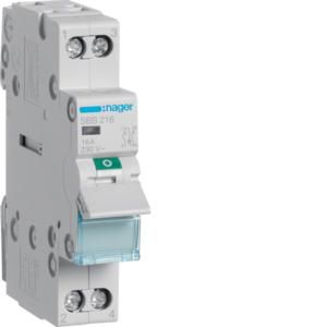 Modulaire lastscheider 2P 16A indicatielamp aansl. onder