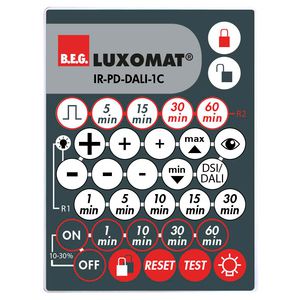 IR afstandsbediening PD-DALI-1C Plafondmontage -