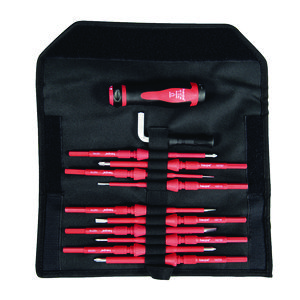 Draaimomentschroevendraaierset 12-delig wisselklingen VarioTQ 1000V VDE PZ 1-6Nm