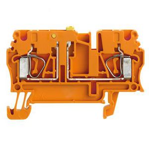 Scheidingsklem oranje 2.5mm2 2 8731680000 VVE=100
