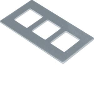 Montageplaat voor GTVD200/300 3x RJ45 20,1x14,8mm