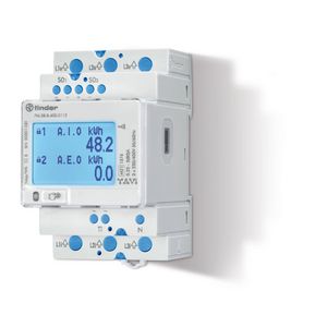 kWh energiemeter 3x80A LCD 2S0+IR+NFC