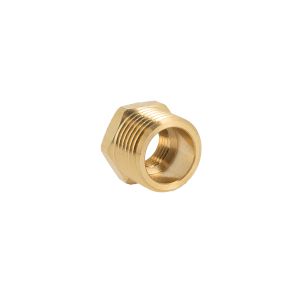 Verloopring messing 1/2" bt. x 1/4" bn.