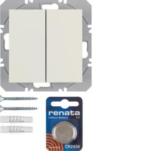 Vlakkewandzender KNX-RF 2-v batterij berker S.1/B.3/B.7