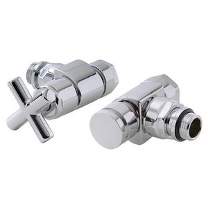 Kraan Minimal haaks 1/2" + voetventiel haaks 1/2