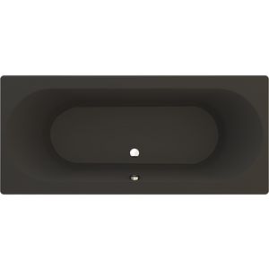 Ligbad duo Leto 190x90cm mat zwart excl. poten