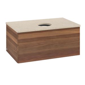 Wastafelonderkast Antao 800x360x500mm Warm Walnut K30013HM