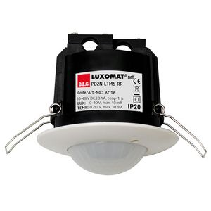 Aanwezigheidsmelder LTMS-RR 360gr. IB wit IP20 LTMS 10m 1Kan