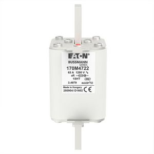 Zekering hoge snelheid 63A AC 1250V 100kA 1 53x63x13 VVE=3