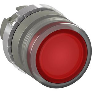 Verlichte drukknop niet terugverend rood