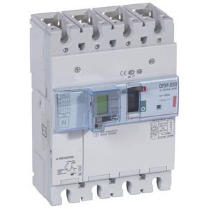 Vermogenssch. 250-e + mt + Aardleksch. 4P 100A 36kA DPX3