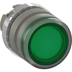 Verlichte drukknop niet terugverend groen