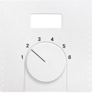 Centraalplaat afdekking v thermostaat 1094/97UTA f-aluzilver