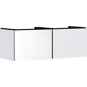 Badmeubel Xilesa E 1375/550 2 lade waskom/opzetwastafel mat wit