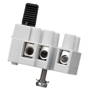 Klemmen 3-polig wit met kabelbeschermer VVE=200