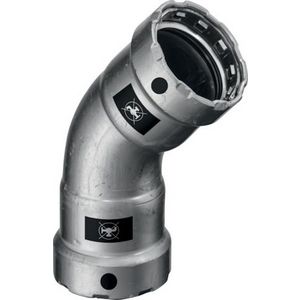 Bochtkoppeling 45° Megapress 3/8"x3/8" 4226 VVE=10