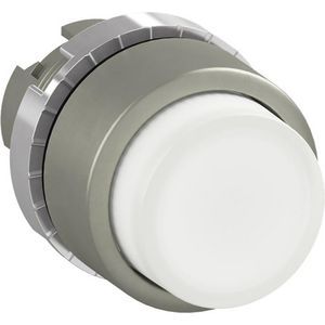 Verlichte drukknop niet terugverend wit Verhoogde drukknop