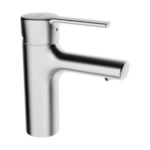 Ronda wastafelkraan spr.100mm chroom m.vaste uitl. zonder waste